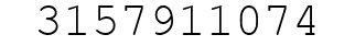 Number 3157911074.