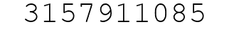 Number 3157911085.