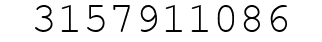 Number 3157911086.