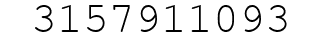 Number 3157911093.
