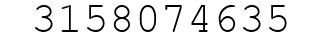 Number 3158074635.