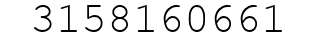 Number 3158160661.