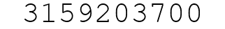 Number 3159203700.