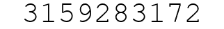Number 3159283172.