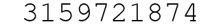 Number 3159721874.