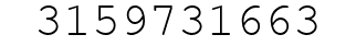 Number 3159731663.