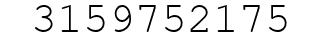 Number 3159752175.