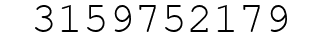 Number 3159752179.