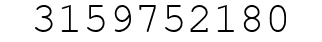 Number 3159752180.