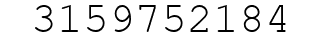Number 3159752184.
