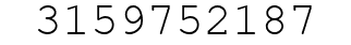 Number 3159752187.