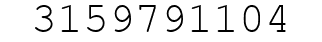 Number 3159791104.