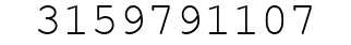 Number 3159791107.
