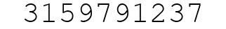 Number 3159791237.