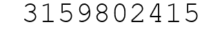 Number 3159802415.