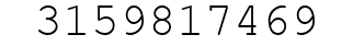 Number 3159817469.