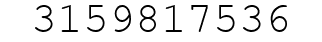 Number 3159817536.