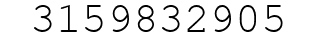 Number 3159832905.