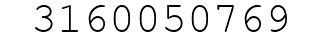 Number 3160050769.