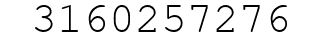 Number 3160257276.