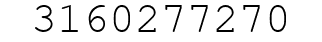 Number 3160277270.