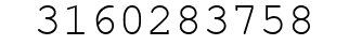 Number 3160283758.