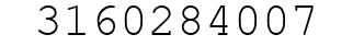 Number 3160284007.