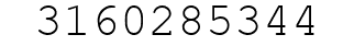 Number 3160285344.