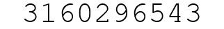 Number 3160296543.
