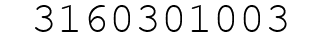 Number 3160301003.