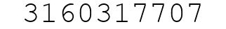Number 3160317707.