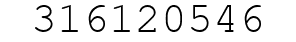 Number 316120546.