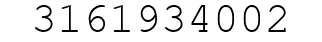 Number 3161934002.