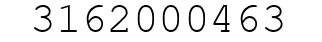 Number 3162000463.