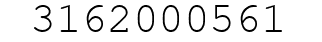 Number 3162000561.