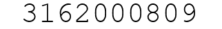 Number 3162000809.