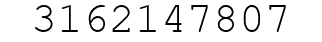 Number 3162147807.