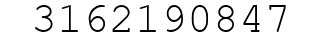 Number 3162190847.
