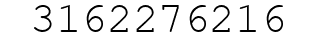 Number 3162276216.