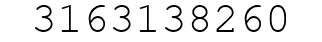 Number 3163138260.