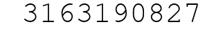 Number 3163190827.