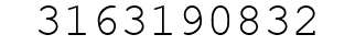 Number 3163190832.