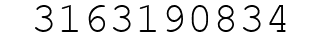 Number 3163190834.