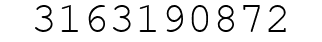 Number 3163190872.