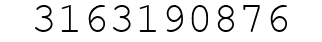 Number 3163190876.