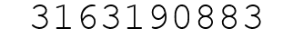 Number 3163190883.