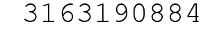 Number 3163190884.
