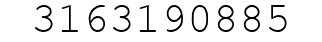 Number 3163190885.