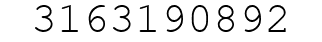 Number 3163190892.