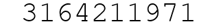 Number 3164211971.
